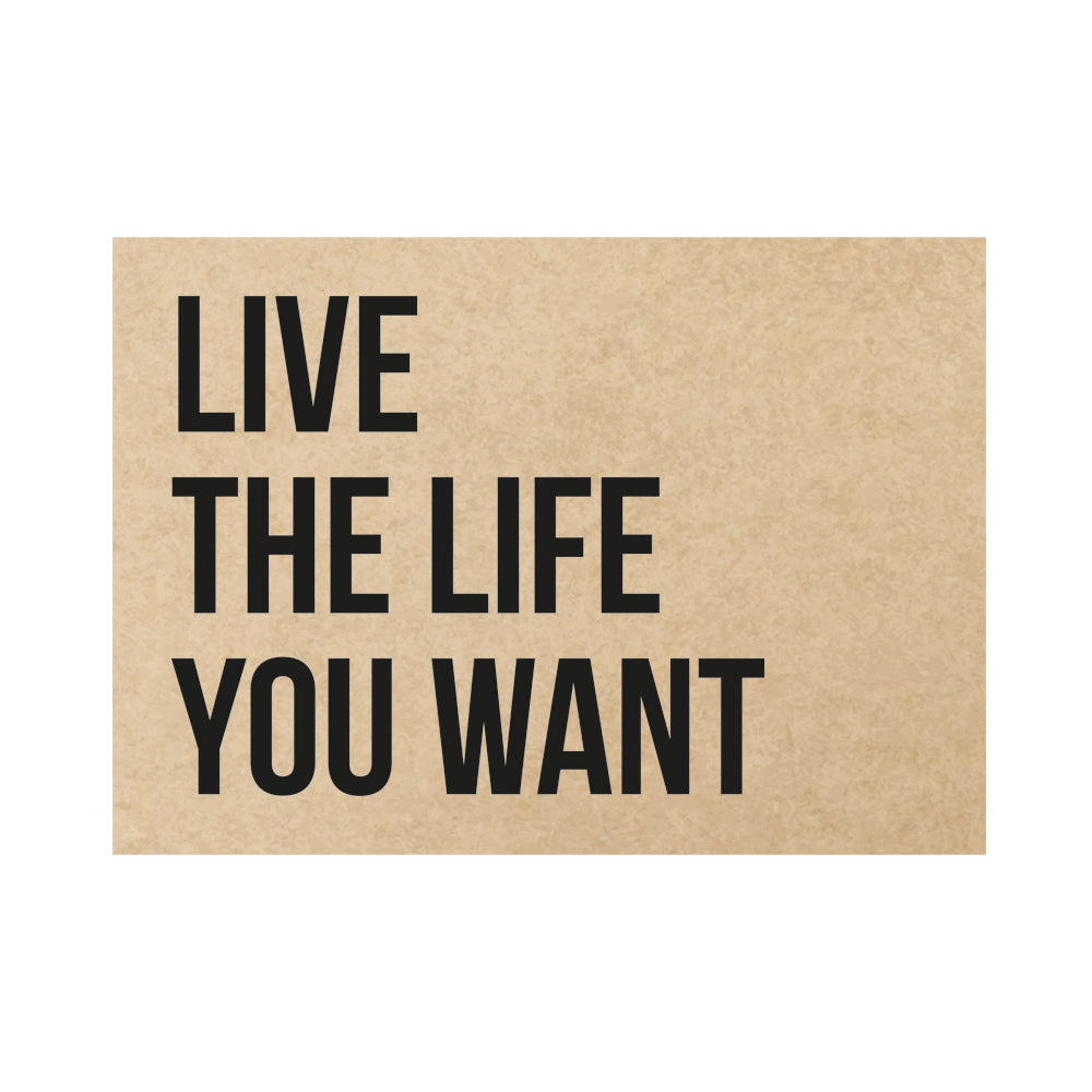 Kaart - Live the life you want