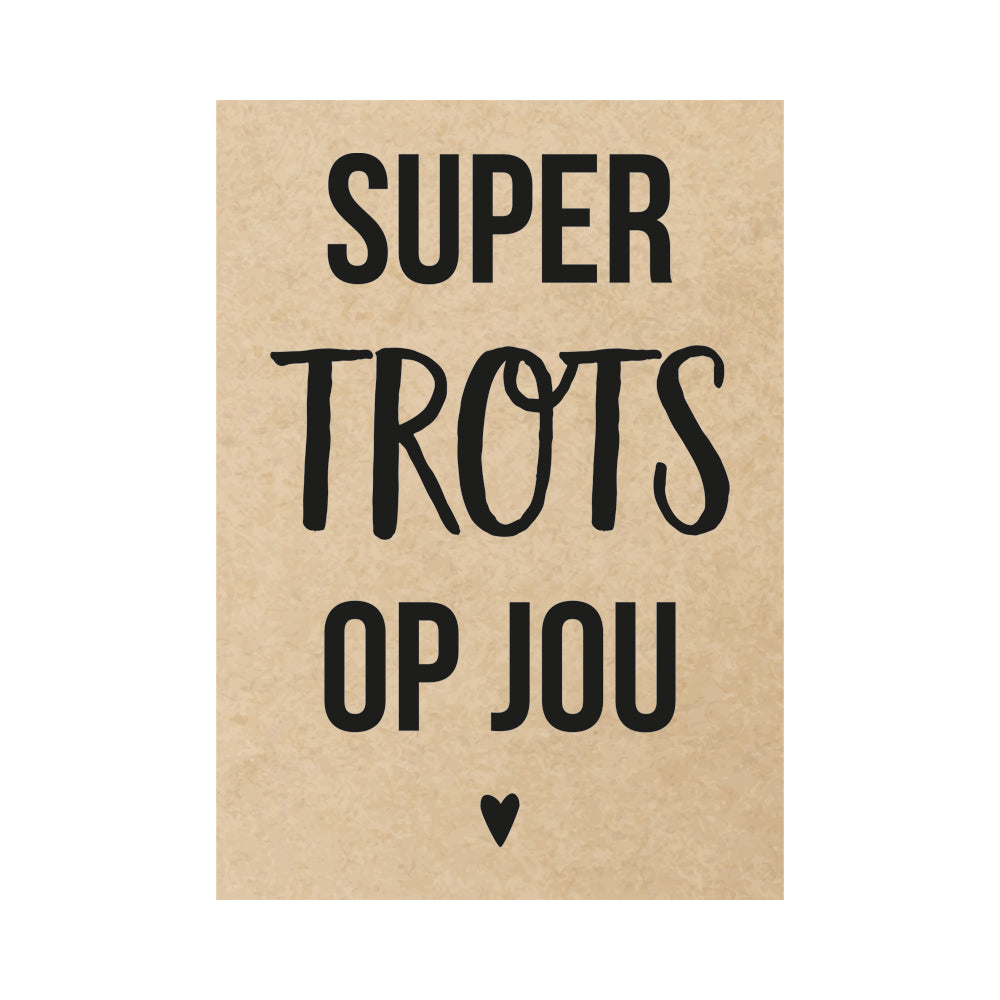 Kaart - Super trots op jou