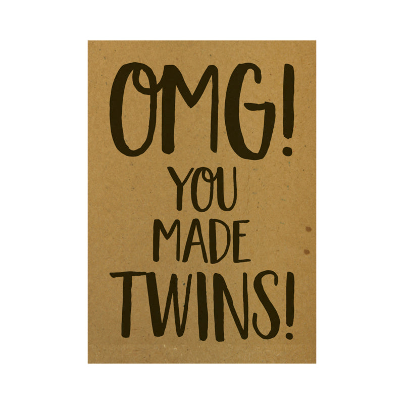 Card - OMG! You made twins!