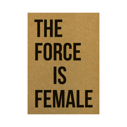 Card - The force is female