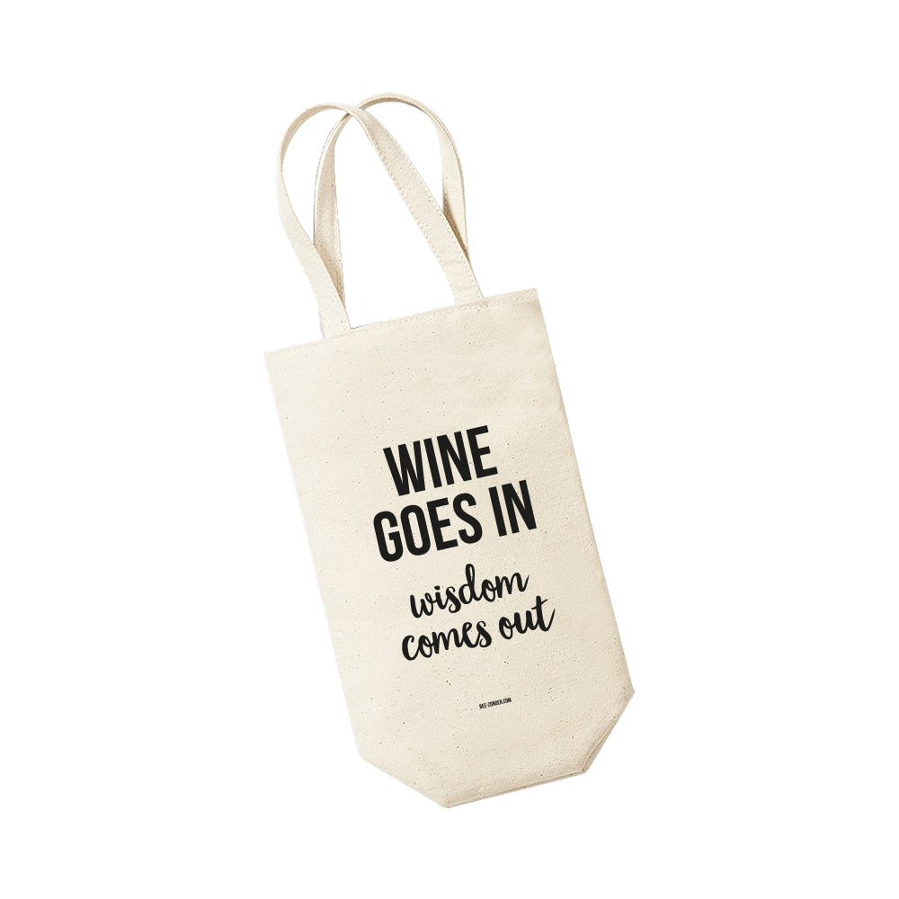 Wine bag - Wine goes in, wisdom comes out